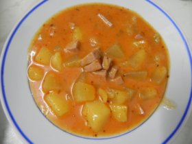 Cuketový buřtguláš
