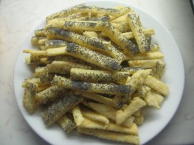 Slané tvarohové tyčinky